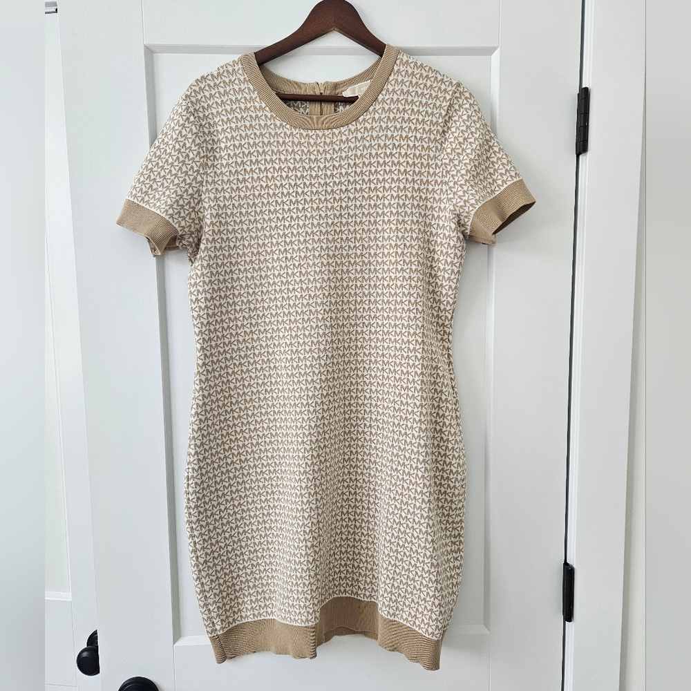 Michael Kors Logo Knit Dress